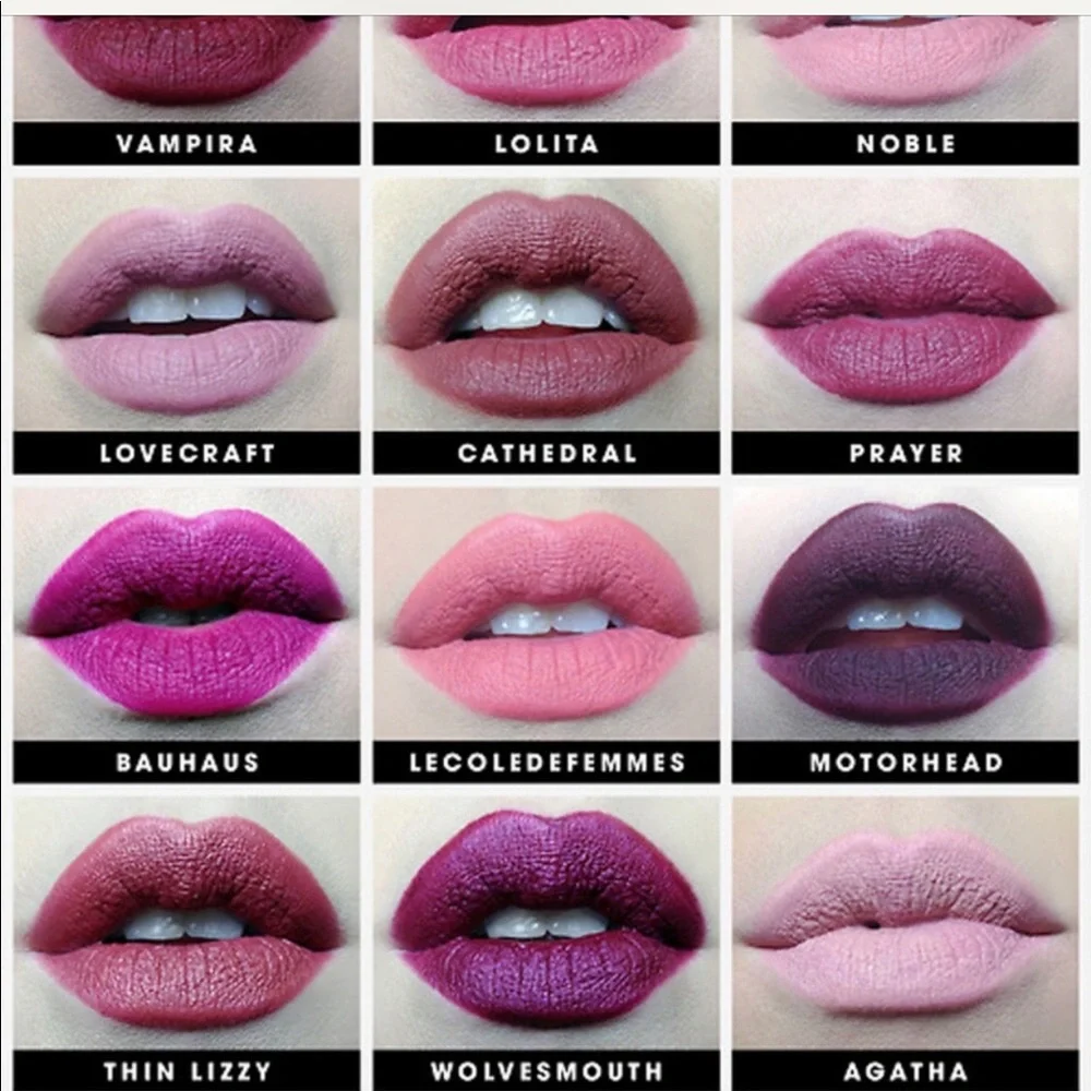 🧚‍♀️WOLVESMOUTH RARE MINI Kat Von D Studded Kiss Lip NWOBox